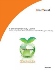 Consumer Identity Cards