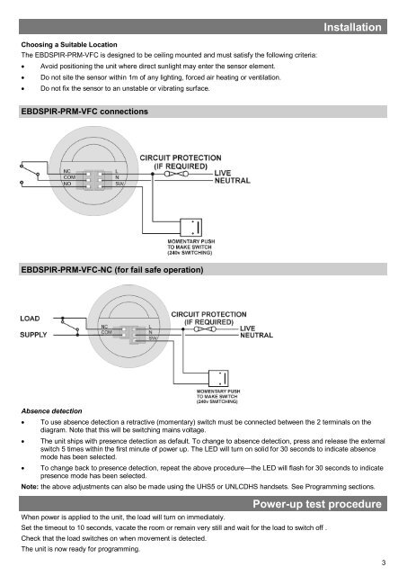 EBDSPIR-PRM-VFC & EBDSPIR-PRM-VFC-NC