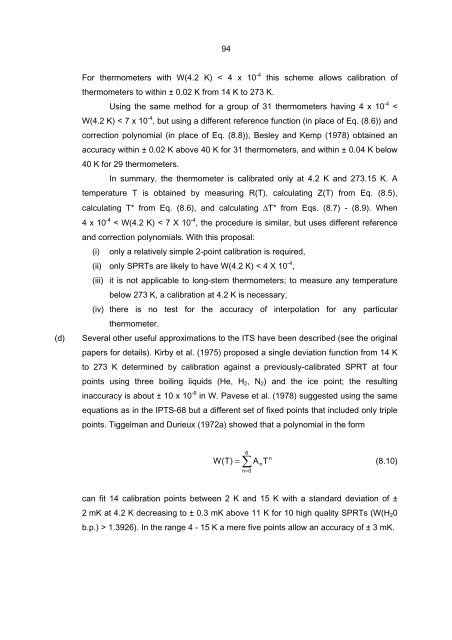 techniques for approximating the international temperature ... - BIPM