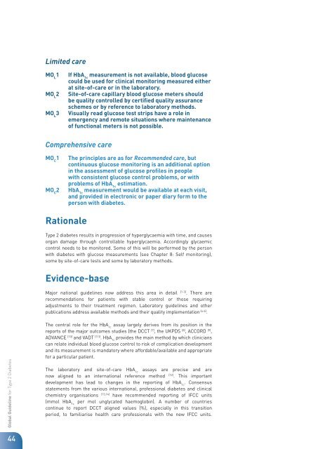 Evidence-base - International Diabetes Federation