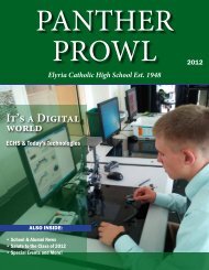 2012 Panther Prowl - Elyria Catholic High School