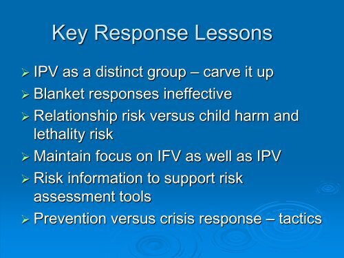 Interpreting ODARA Risk Scores