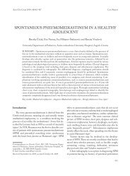 spontaneous pneumomediastinum in a healthy adolescent