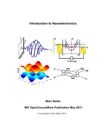 Introduction to Nanoelectronics - MIT OpenCourseWare