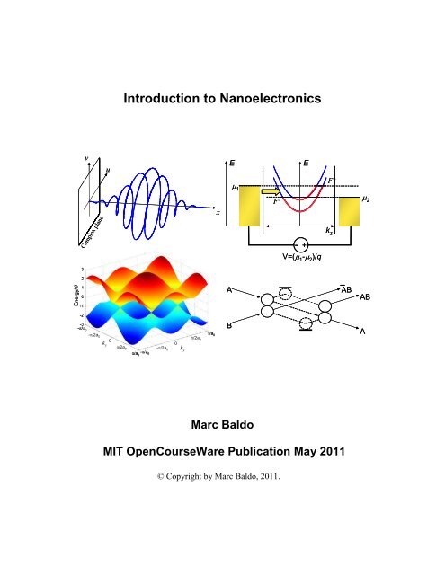 Introduction to Nanoelectronics - MIT OpenCourseWare