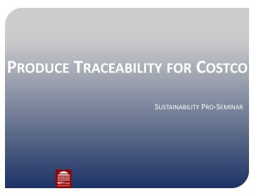 PRODUCE TRACEABILITY COSTCO