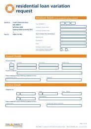 residential loan variation request