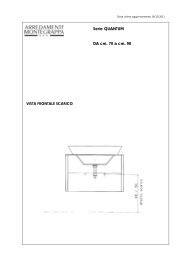 Serie QUANTUM DA cm 70 a cm 90