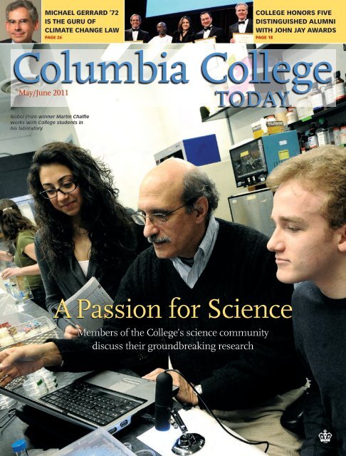 A Passion for Science - Columbia College - Columbia University