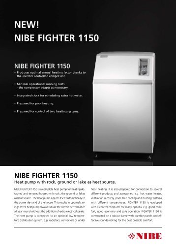 NEW! NIBE FIGHTER 1150