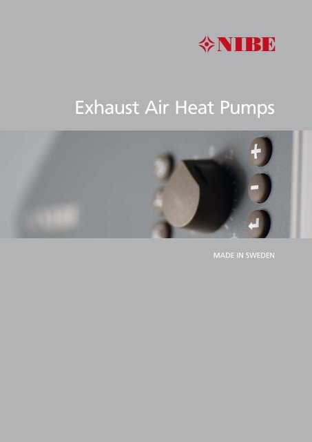 Exhaust Air Heat Pumps