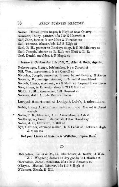 City Directory 1868 - Akron-Summit County Public Library