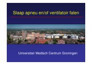 Slaap apneu en/of ventilatoir falen