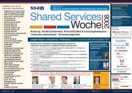 Shared Services Woche 2008 - Escriba