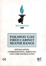 FIRED CABINET HEATER RANGE