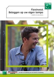 Flexinvest Beleggen op uw eigen tempo