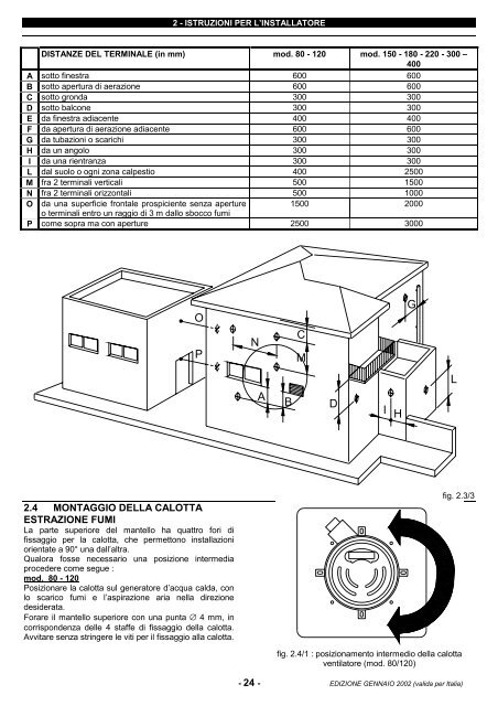 manuale per l'installazione, l'uso e la manutenzione - Termoplus