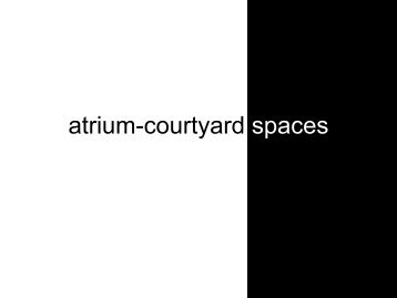 atrium-courtyard spaces - Schellhammer