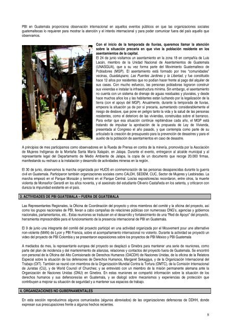 PIM 69 junio 2009 (pdf 0.9 MB) - Peace Brigades International