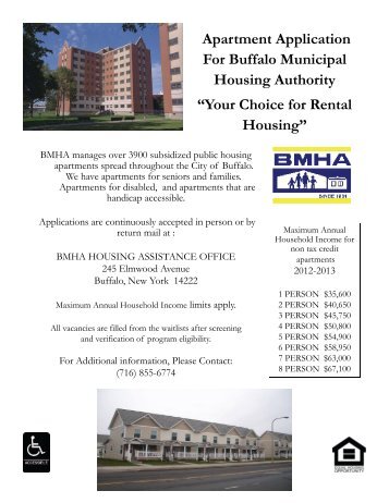 public housing waiting list application - City of Buffalo