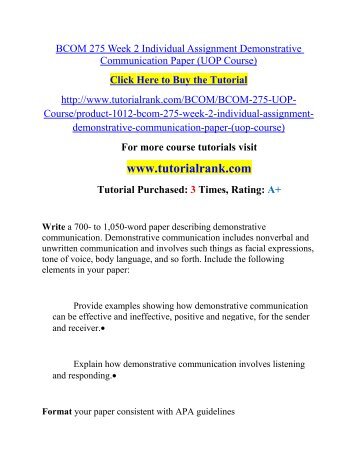 demonstrative communication examples communication essay example