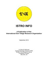ISTRO INFO A Publication of the International Soil Tillage ... - WebXtra
