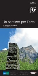 Sentiero arte prospetto 2012.pmd - Tenero e valle Verzasca