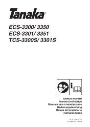 ECS-3300/ 3350 ECS-3301/ 3351 TCS-3300S/ 3301S