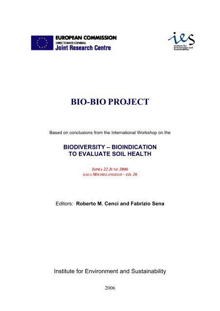 Bio - Bio Project - European Soil Portal - Europa