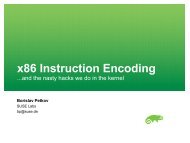 x86 Instruction Encoding