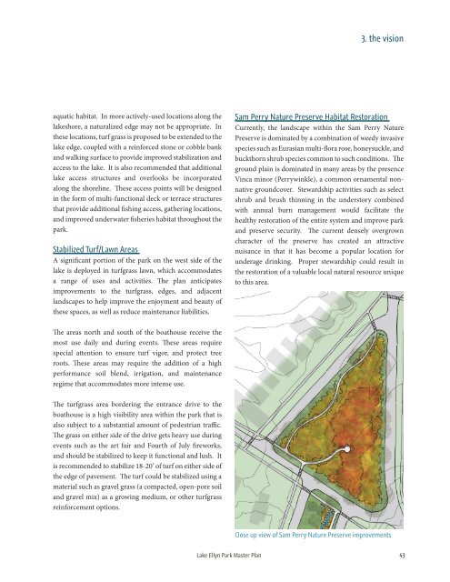 Lake Ellyn Park 2013 Master Plan