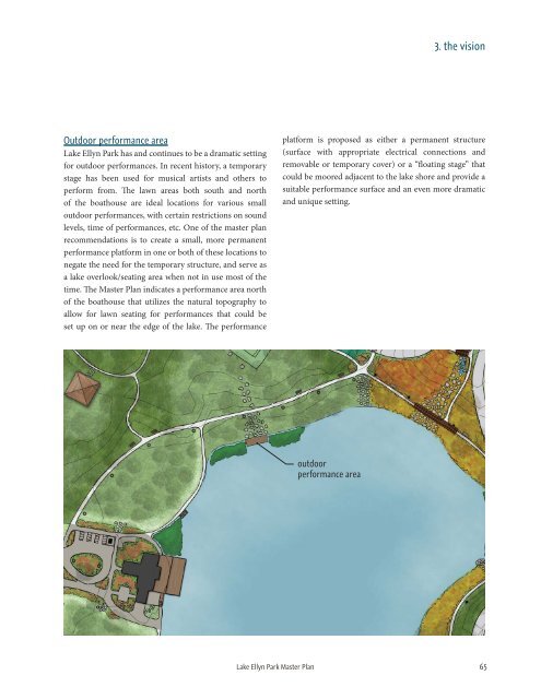 Lake Ellyn Park 2013 Master Plan