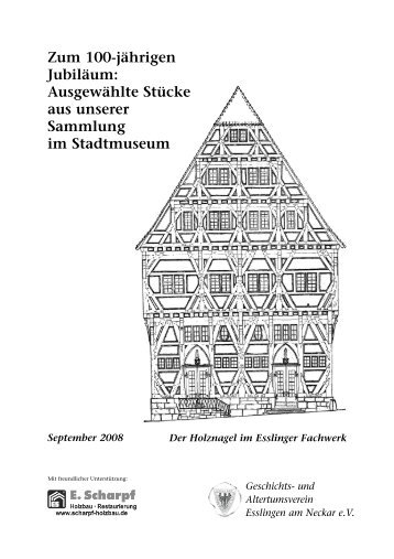 Der Holznagel im Esslinger Fachwerk - gav-es.de