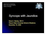 Syncope with Jaundice