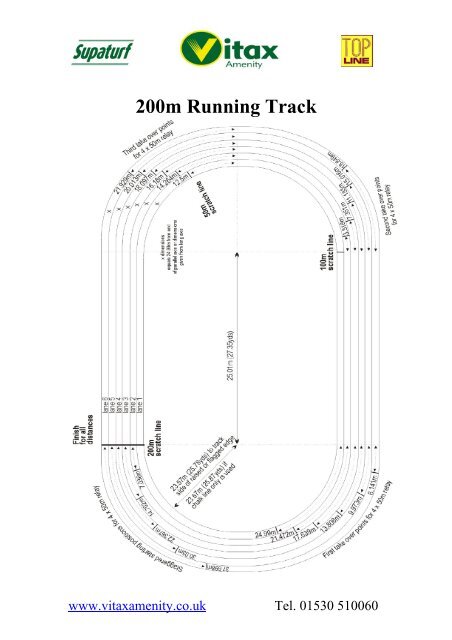 200m indoor track dimensions