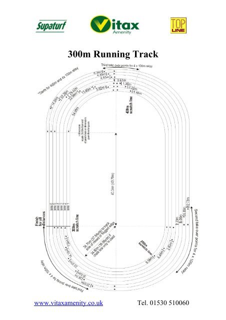 300m Running Track