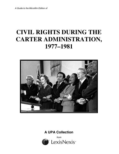 civil rights during the carter administration, 1977–1981 - ProQuest
