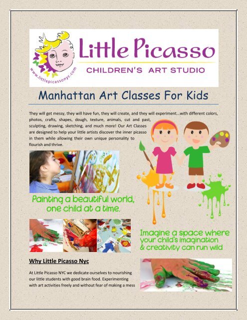 AGES 5-8: AFTER SCHOOL ONLINE WEEKLY ART CLASS: CREATIVE PAINTING, DRAWING,  & SELF-EXPRESSION - The Art Studio NY