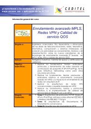 Enrutamiento avanzado MPLS Redes VPN y Calidad de servicio QOS