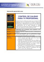 CONTROL DE CALIDAD PARA TV PROFESIONAL