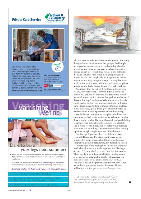 Wealden Times | WT163 | September 2015 | Education supplement inside