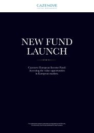 NEW FUND LAUNCH