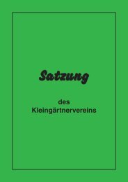 Vereinssatzung