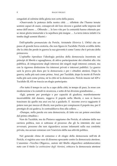 BV. Democrazia.pdf - UniversitÃ  Popolare "Aldo Vallone" - Galatina