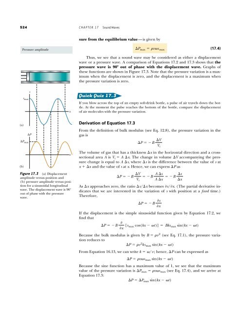 Intensity of Periodic Sound Waves