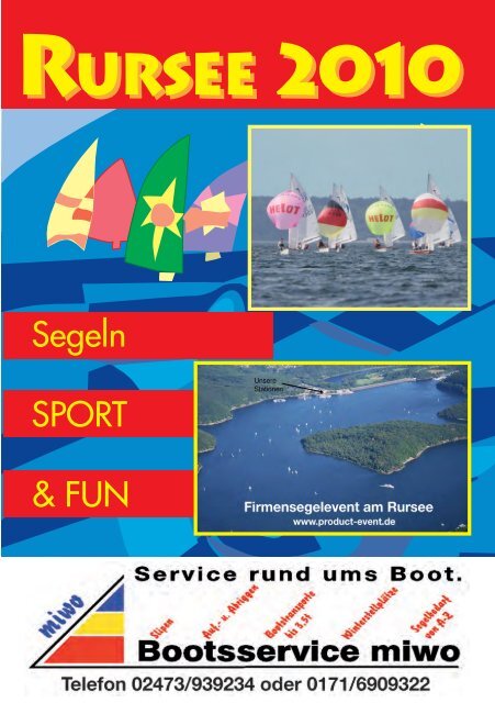 Rursee 2010_Skp.indd - Segelsportclub - Rursee eV