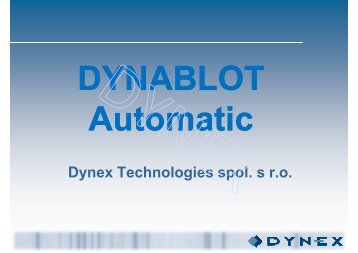 DYNABLOT Automatic - Dynex