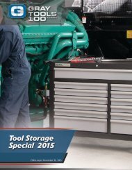 Gray Tools Storage Special Fall 2015