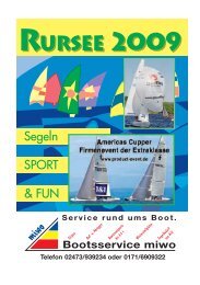 RURSEE 2009 RURSEE 2009 - Segelsportclub - Rursee eV