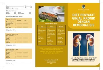 DIET PENYAKIT GINJAL KRONIK DENGAN HEMODIALISIS